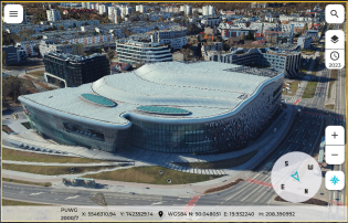 MSIP -Kraków: Przeglądarka Danych Przestrzennych 3D - SimplyGeo